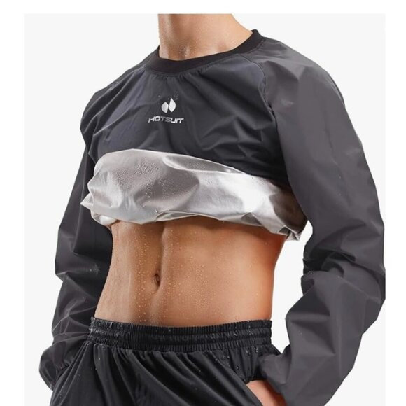 HOTSUIT Sauna Suit Anti Rip Sweat Suits Gym Boxing Workout Jacket - Picture 1 of 9